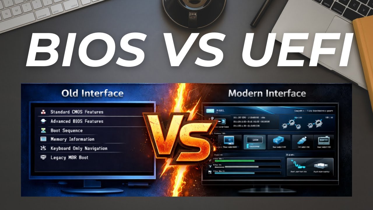 BIOS vs UEFI Explained | Key Differences You Must Know - YouTube