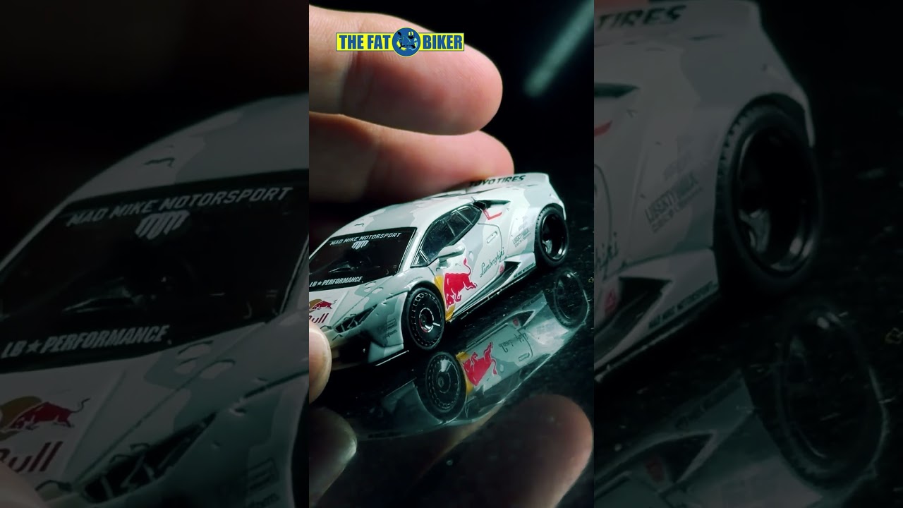 Say hello to the 1:64 NIMBUL - the Mad Mike Huracan by #MiniGT