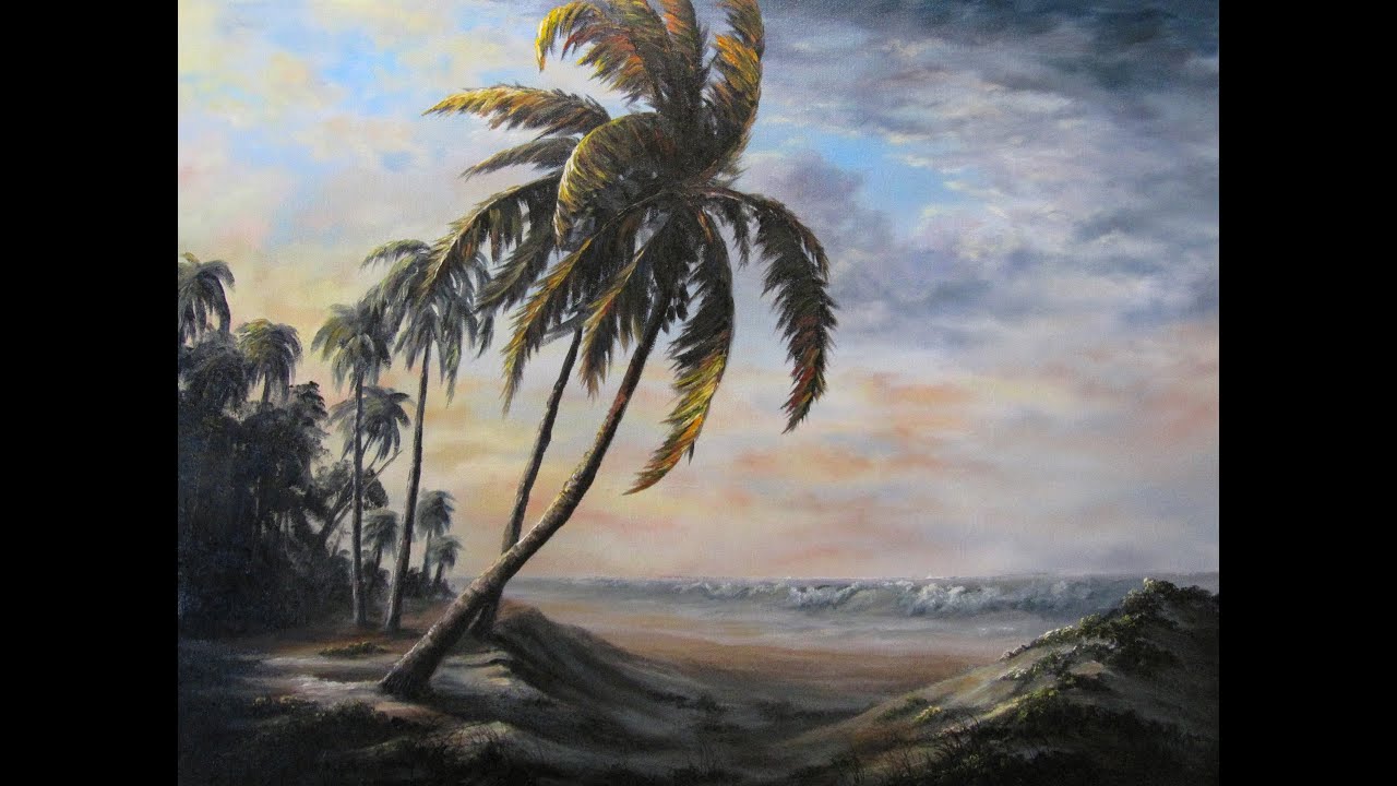 how to oil paint portraits Paint with Kevin Hill - Sunlit Palm