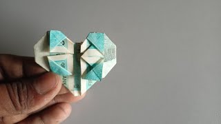 How to make heart shape from any note i am use new 50 rs note,| Origami |