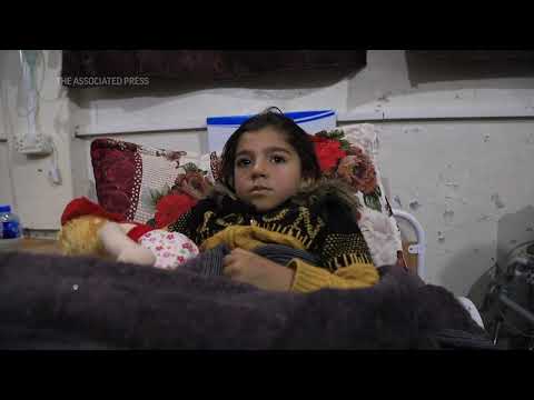 Rescued Syrian siblings receive treatment in Idlib