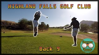 Details Highland Falls Golf Club Back 9 || Every Shot || 16 Handicap Average Golfer || Episode 1 Update