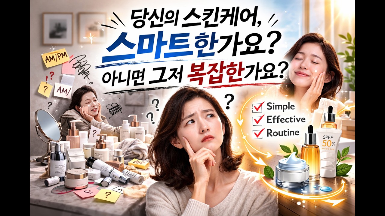 당신의 스킨케어, 스마트한가요? 아니면 그저 복잡한가요?