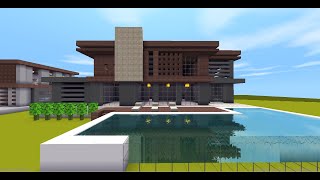 Mini World How To Build A Modern House Tutorial