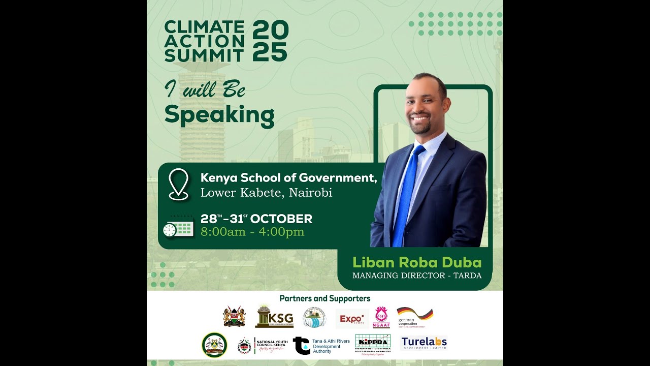 TARDA's CEO KEYNOTE SPEECH AT THE ROAD TO COP30 CLIMATE ACTION SUMMIT ...