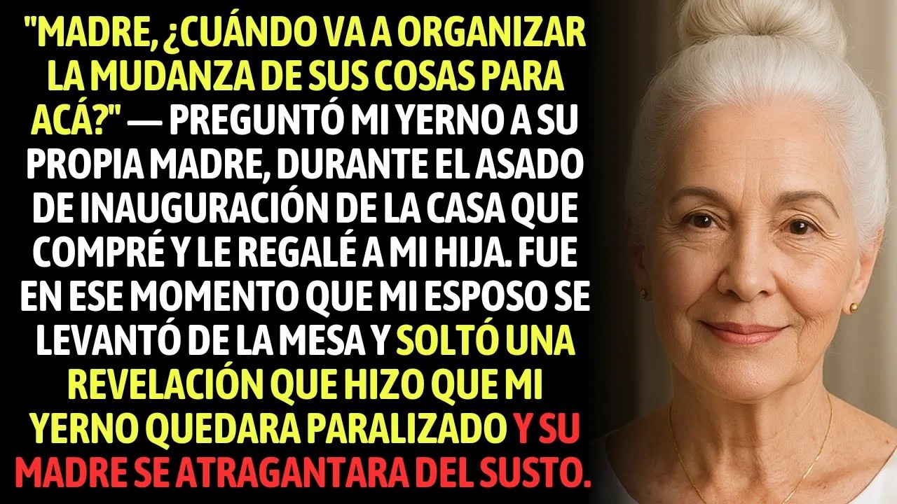 Madre, ¿Cuándo Va A Traer Sus Cosas — Preguntó Mi Yerno A Su Madre Durante La Inauguración De