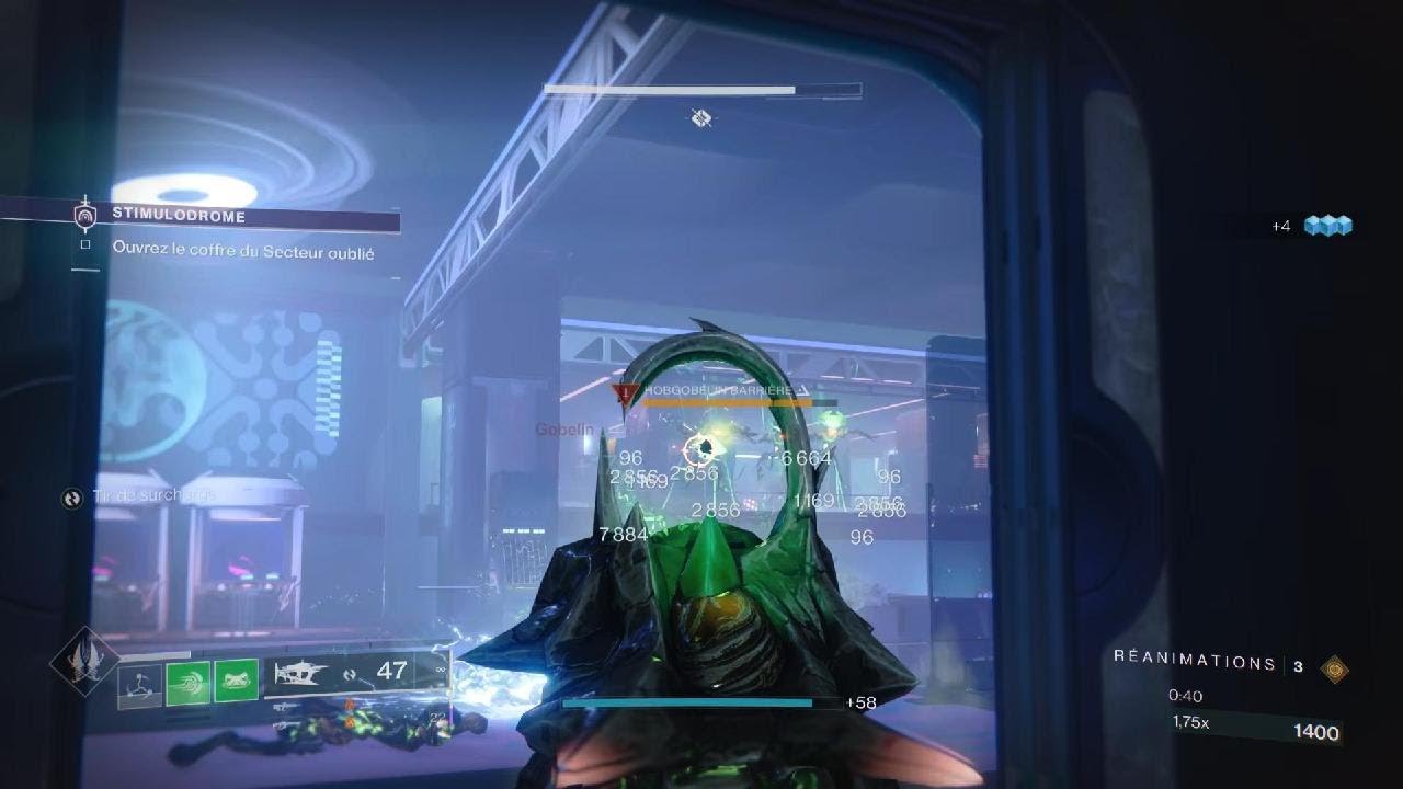 Secteur oublié Stimulodrome solo flawless maîtrise 1840  [Destiny 2]