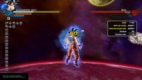 DRAGON BALL XENOVERSE 2 Goku ultra Instinct Sign Combo