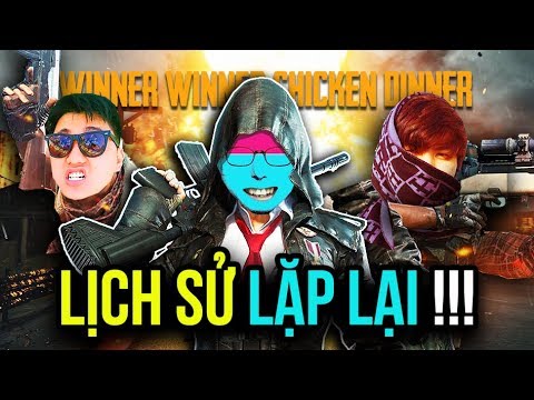 NGÀY LỊCH SỬ: TEAM ĐỤT LẠI TOP 1 PUBG MÀ ÉO CẦN AI GÁNH =)))
