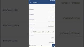 Xcas - Tính giới hạn, đạo hàm, tích phân screenshot 2
