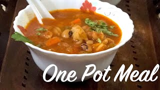 Tomato Soup with Pasta and Beans | One Pot Meal | Winter Soup | Bean Pasta Soup
