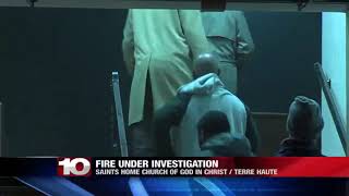 Church catches on fire after van explosion in Terre Haute