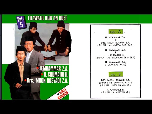 H Muammar ZA H Chumaidi H Drs Imron Rosyadi ZA Duet Vol 5 (Part 1) class=