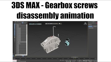 3D Max - Gearbox disassembly animation