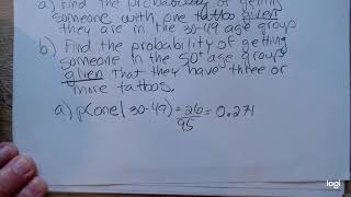 Conditional Probability Example