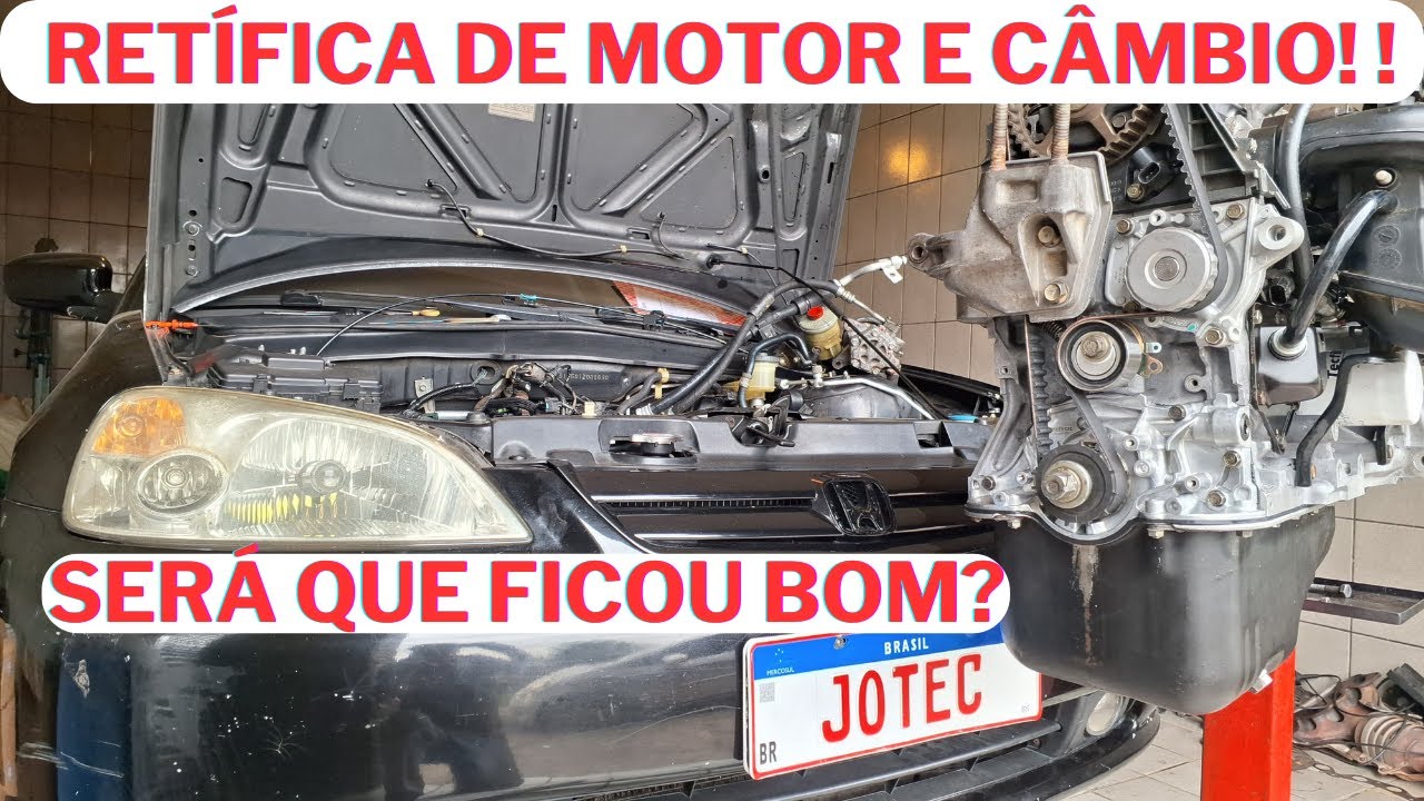 Honda Civic 2001 - Fez Tudo Motor Câmbio Suspensão...Será Que Ficou Bom??