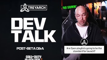 Treyarch DEVS ON SBMM Removal, Disbanding lobbies Black Ops 7 - Skill Based Match Making COD BO7