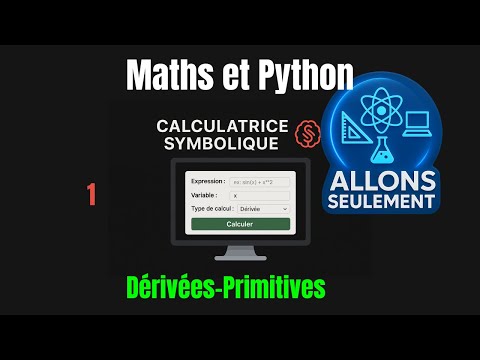 Couverture de #1 Maths:  calcul de Dérivées et primitives en Python