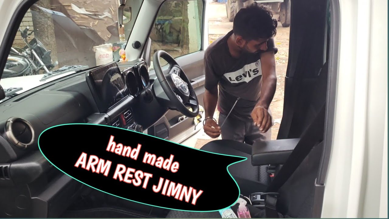 Jimny orignal MGA armrest installation 