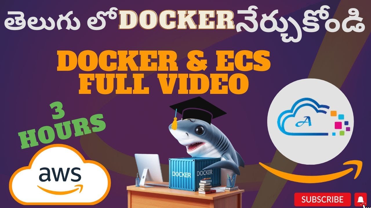 Docker and AWS ECS Full Course in Telugu - YouTube
