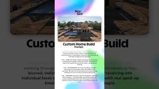 This AI Prompt Designs Custom Homes — Comment HEY 👇 #shorts