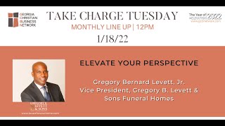 Georgia Christian Business Network Take Charge Tuesday - Gregory Bernard Levett, Jr