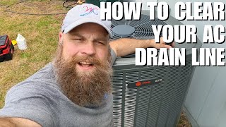 How to Clear Your Clogged AC Drain Line