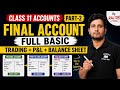Final Account Full Chapter | Trading Account, P&amp;L &amp; Balance Sheet | Class 11 Accountancy