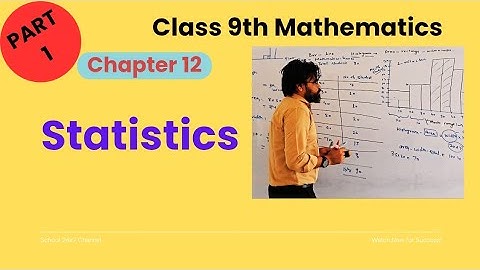 Statistics Class 9 Maths Chapter 12 | Bar Graph, Histogram & Frequency Polygon Explained|#statistics