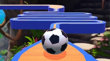 Sky Rolling Ball 3D Gameplay Speedrun Max All Levels 1017
