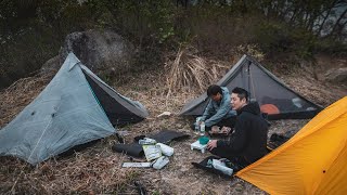 비 예보에도 백패킹을 가는 이유