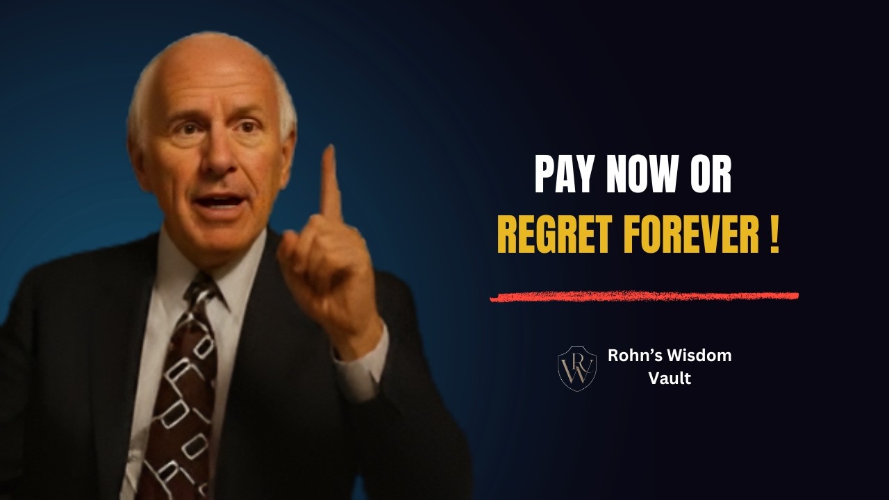 The Price of Discipline vs The Cost of Regret | Rohn's Wisdom Vault | Jim Rohn Motivation