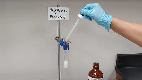 Na2CO3 + BaCl2