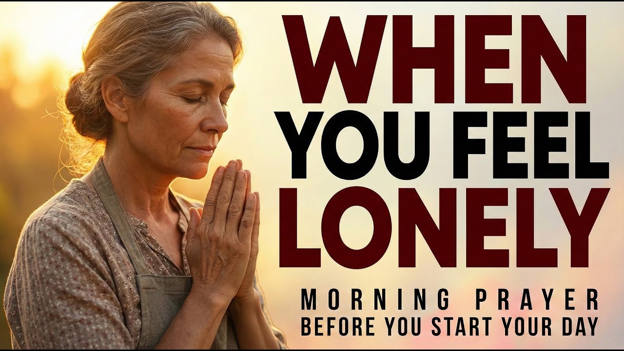 Morning Prayer Before You Start Your Day 🙏 When You Feel Lonely - YouTube