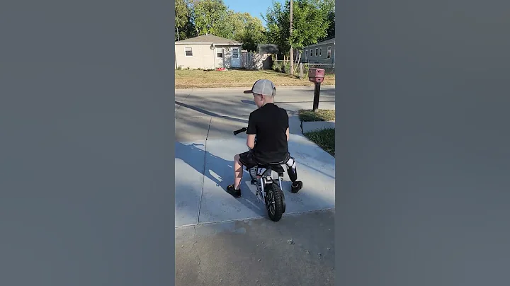 first time riding since getting his prosthetic
