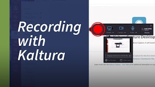 Recording with Kaltura