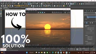Water effect with Sunset in 3DS Max | Learn in Just 5 Min.