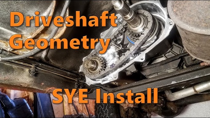 How to Install a Slip Yoke Eliminator and Driveshaft for a Jeep Wrangler TJ  - YouTube