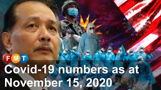 Covid-19 numbers as at November 15, 2020
