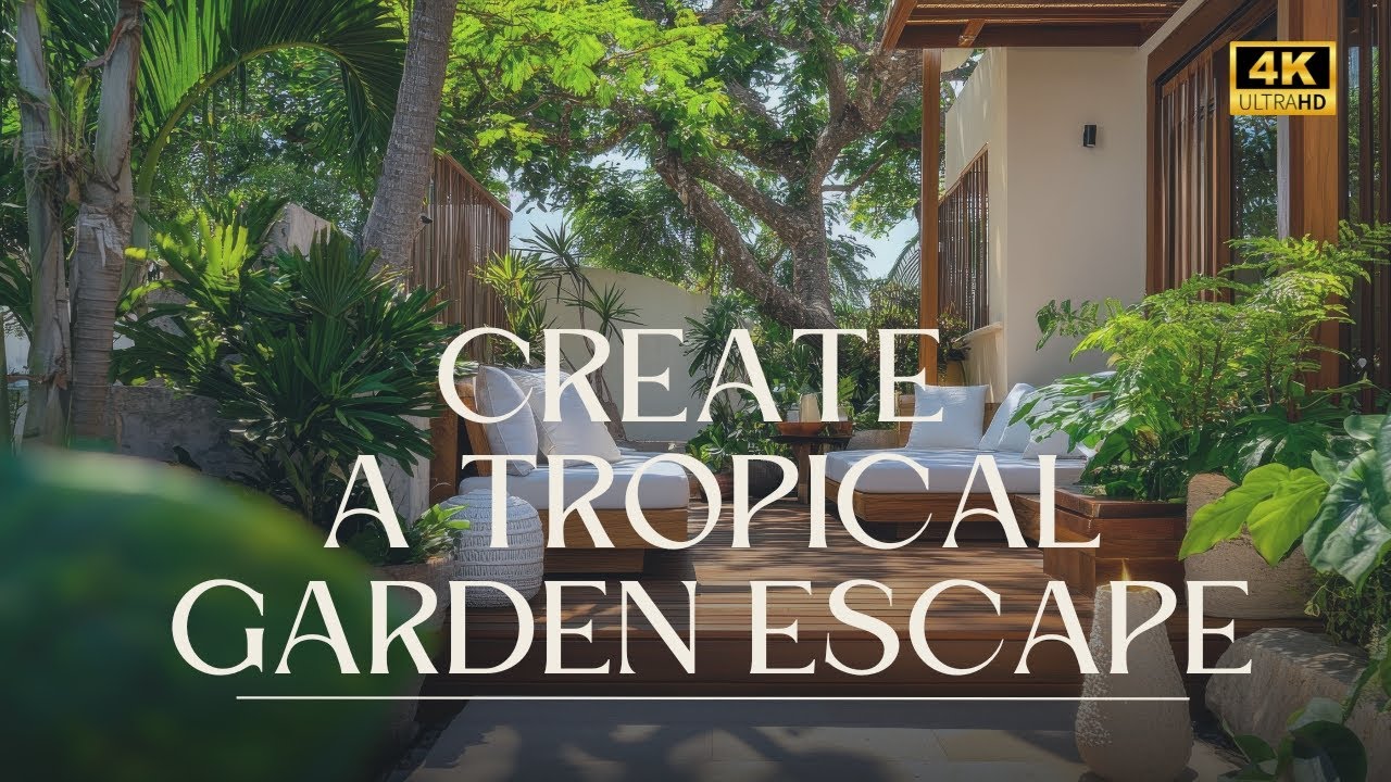 Create a Tropical Garden Escape: 2026 Backyard Paradise Design Ideas