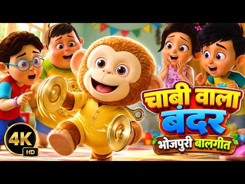 My Wind-Up Monkey, My Wind-Up Monkey 🐒 | 4K TMKOC Bhojpuri Children's Song