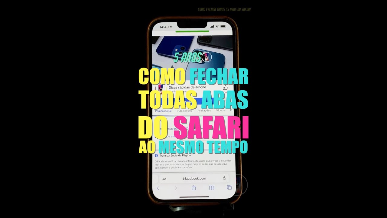 Como fechar TODAS as abas do Safari ao mesmo tempo 