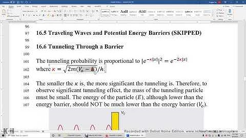 16 6 Tunneling Probability