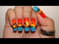 Sunset Nail Art Tutorial