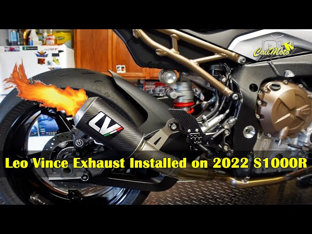 New Leo Vince Exhaust Installed on 2022 BMW S1000R - YouTube