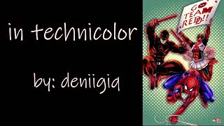in technicolor (Team Red~ Deadpool, Daredevil, and Spiderman Marvel PODFIC) Chapter 4