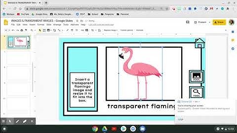 Teaching Kids Google Slides Skills - Transparent Images