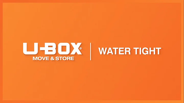 U-Box® Move & Store: Water Tight