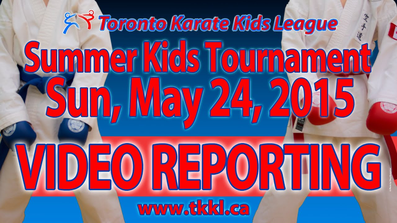 Video Reporting Toronto Karate Kids League 2nd tournament went amazingly well