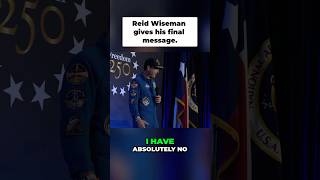 🚀Reid Wiseman gives his final words